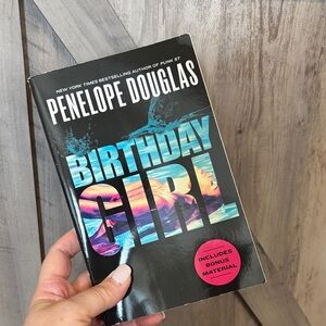 Birthday Girl by — Black Cover with Blue & Pink Accents